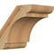 Ekena Millwork 6"W x 8"D x 8"H Olympic Rough Sawn Knee Brace, Western Red Cedar BRC06X08X08OLY00RWR - alternate 1